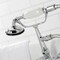 Kingston Brass CA20T1 3-3/8" Tub Wall Mount Clawfoot Tub Faucet with Hand Shower, Polished Chrome CA20T1 - alternate 2